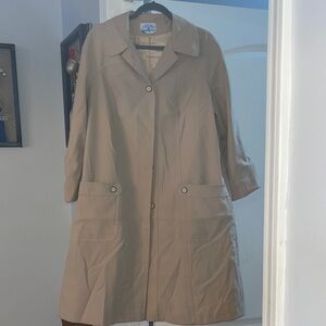 Vintage Tan Trench Coat